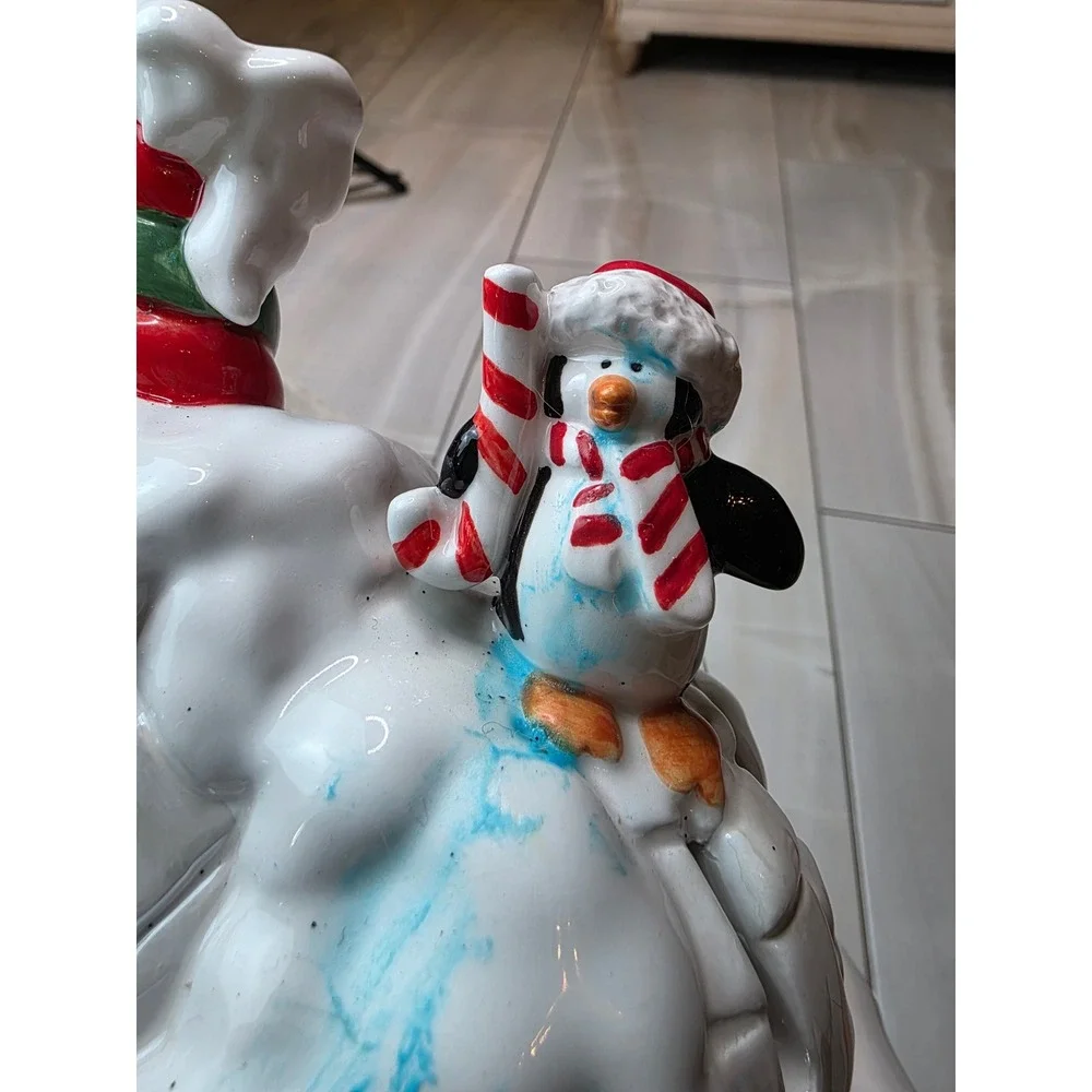 Occaxions North Pole Place Penguin Ice House Tea Light Holder 91005 Christmas A6